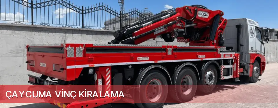 Çaycuma İlçemi Vinç Kiralama